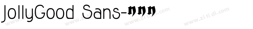 JollyGood Sans字体转换